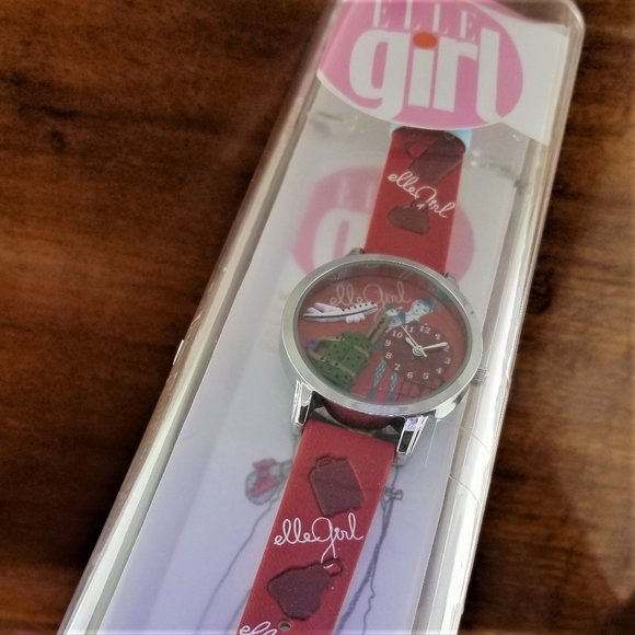 New ELLE GIRL Fashion is My Passion Travel Flight Attendant Paris Watch
